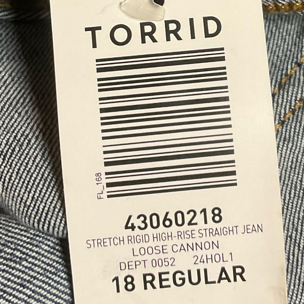 Torrid Stretch Rigid High Rise Straight Jeans - Picture 7 of 12